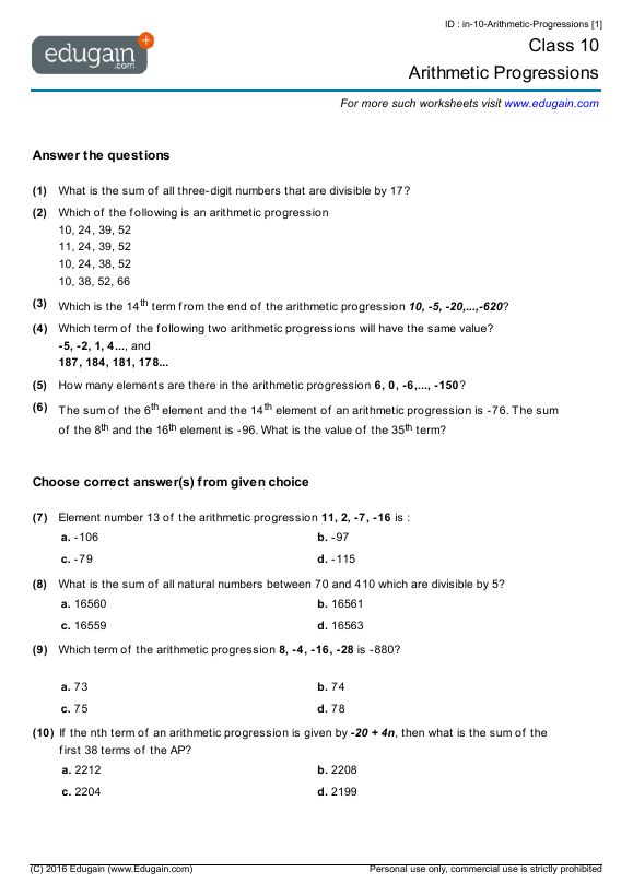 Arithmetic-Progressions