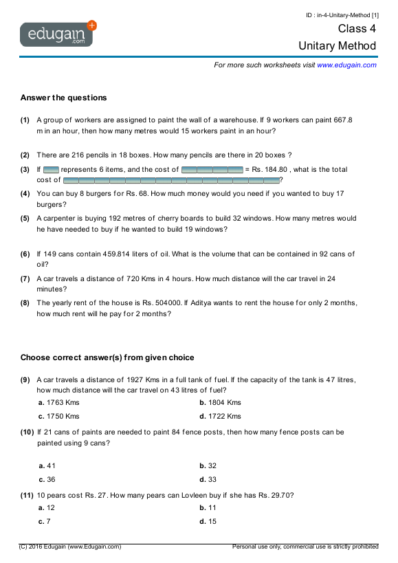 Unitary-Method