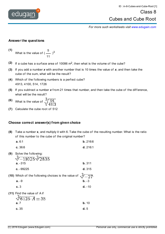 Cubes-and-Cube-Root